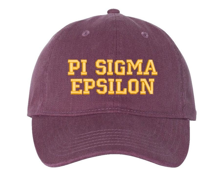 Pi Sigma Epsilon Pigment Dyed Baseball Cap