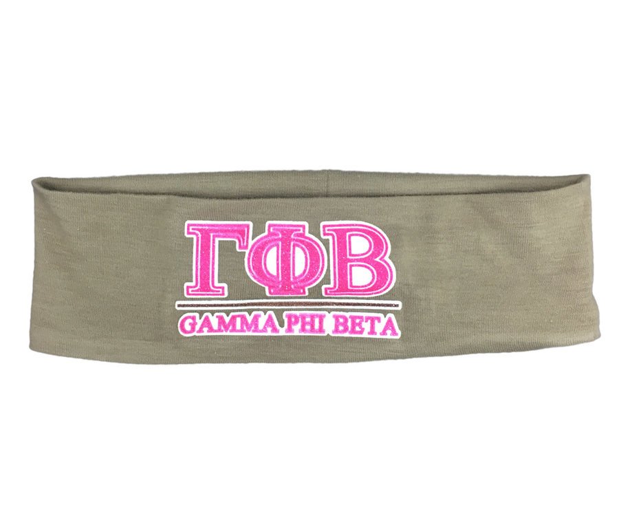 Gamma Phi Beta Cotton Stretch Headband