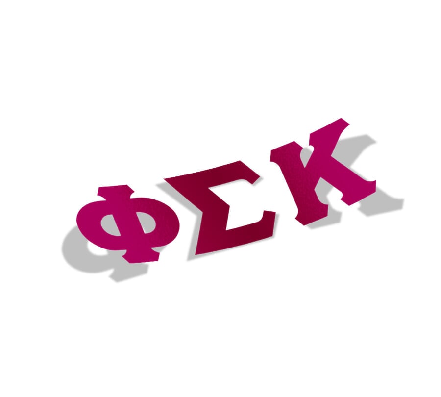 Phi Sigma Kappa Big Greek Letter Window Sticker Decal SALE