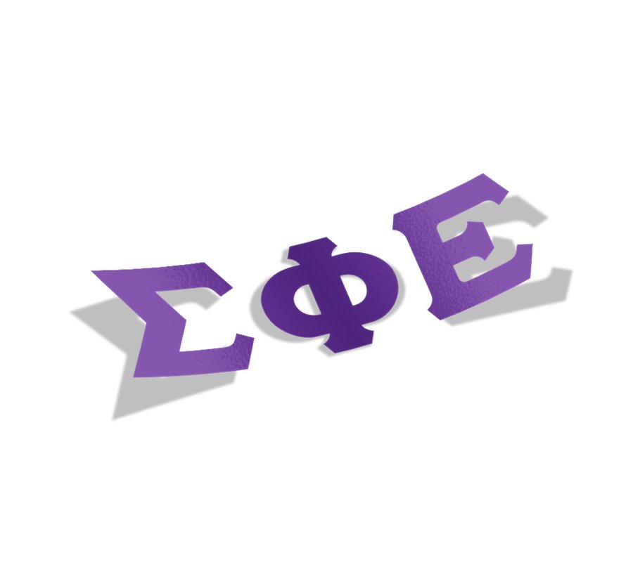 Sigma Phi Epsilon Big Greek Letter Window Sticker Decal SALE $8.95 ...