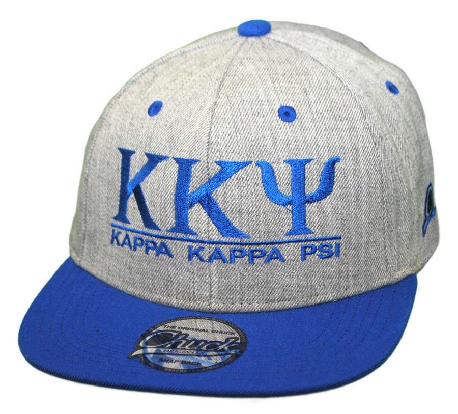 Kappa Kappa Psi Flatbill Snapback Hats Original SALE $24.95. - Greek Gear®