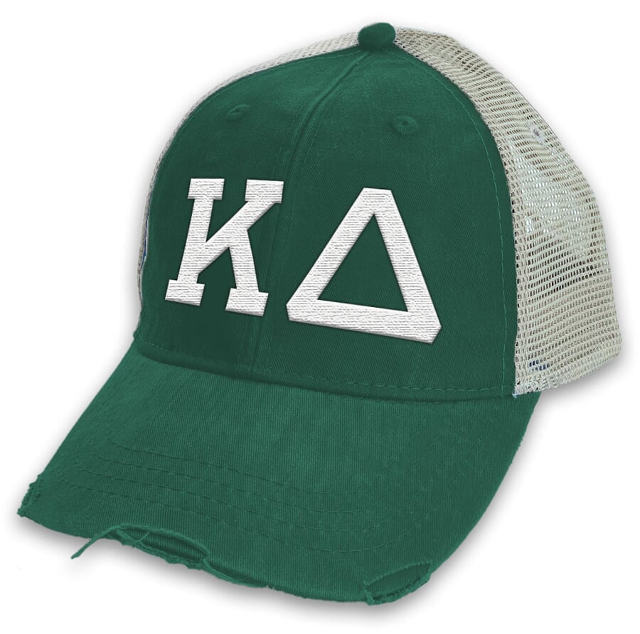 Kappa Delta Distressed Trucker Hat SALE 21.95. Greek Gear®