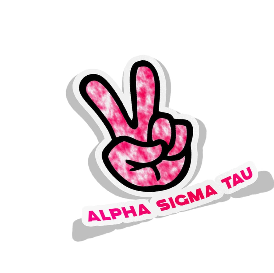alpha sigma tau car decal alpha sigma tau car decal