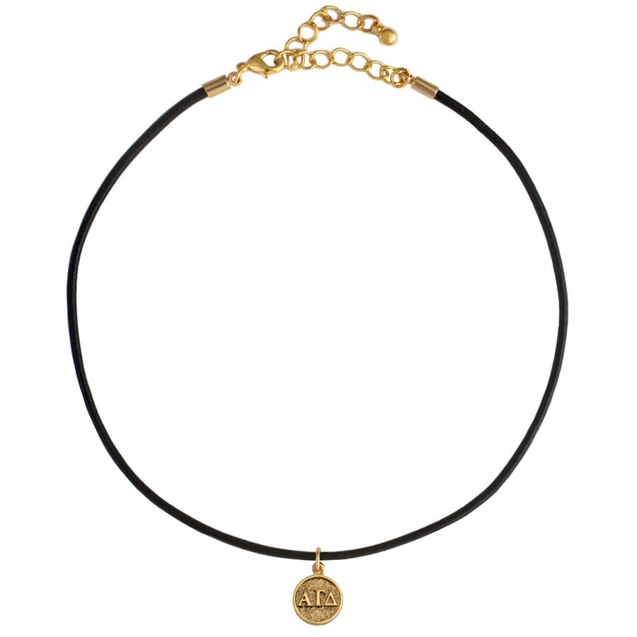 Alpha Gamma Delta Choker Necklace SALE $19.99. - Greek Gear®