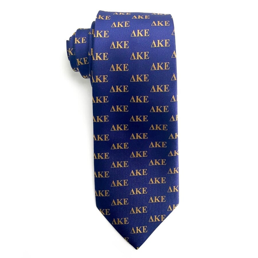 Delta Kappa Epsilon Lettered Woven Necktie SALE 29.95. Greek Gear®
