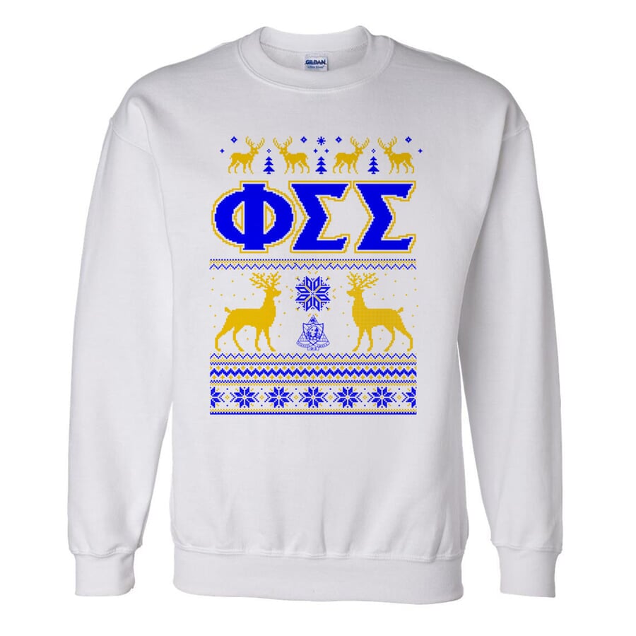phi beta sigma ugly christmas sweater