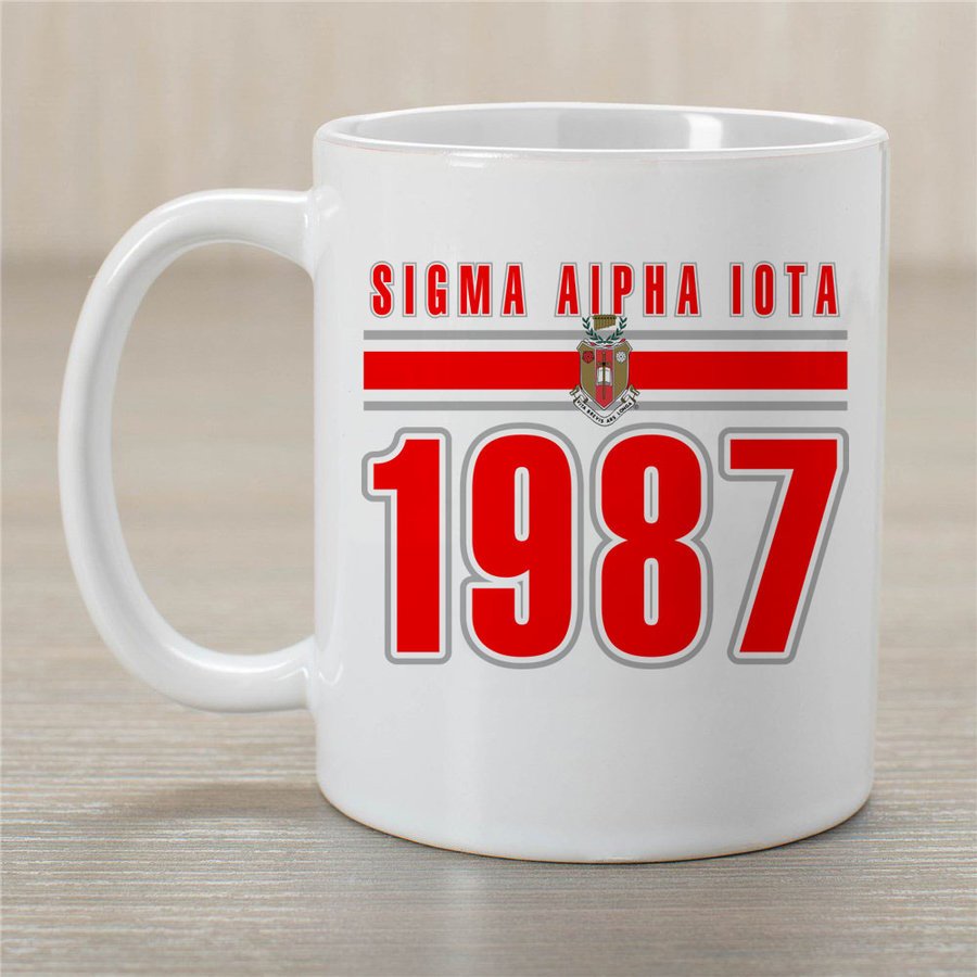 Sigma Alpha Iota Established Year Coffee Mug - Personalized!