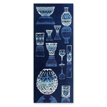 Tenugui Towel: Kiriko Glass