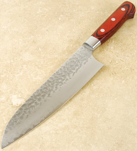 Takayuki VG10 Hammered Damascus Santoku 180mm