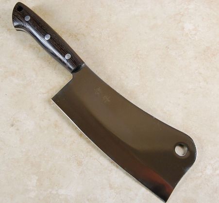 Masui AUS8 Stainless Meat Cleaver 180mm