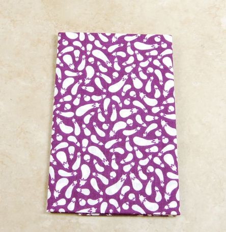 Tenugui Towel Purple Eggplant