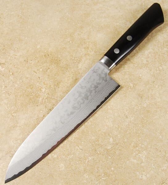 Masutani VG10 Damascus Gyuto 180mm Black