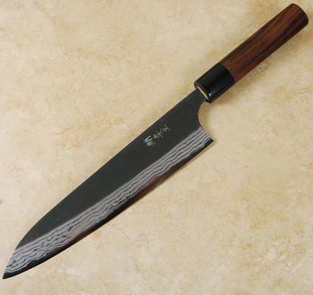 Anryu Kurouchi Damascus Gyuto 210mm