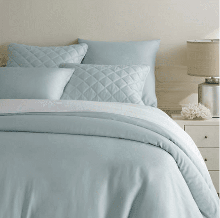 Silken Solid Robin S Egg Blue Duvet Cover For Sale Cottage Bungalow