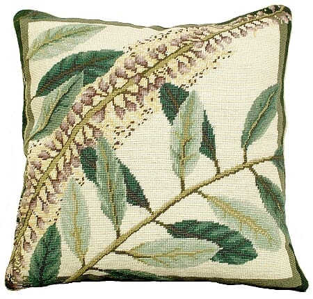 Floral Study 2 Needlepoint For Sale Cottage Bungalow