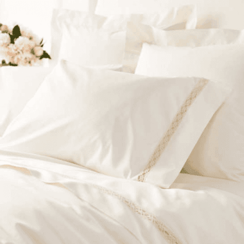 Lia Ivory Duvet Cover for sale Cottage & Bungalow