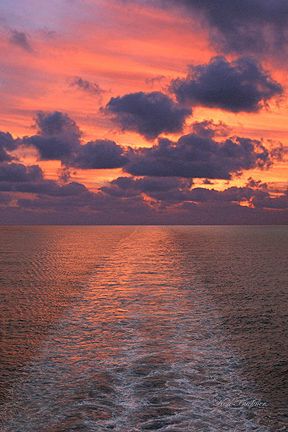 Sunset At Sea Giclee For Sale Cottage Bungalow