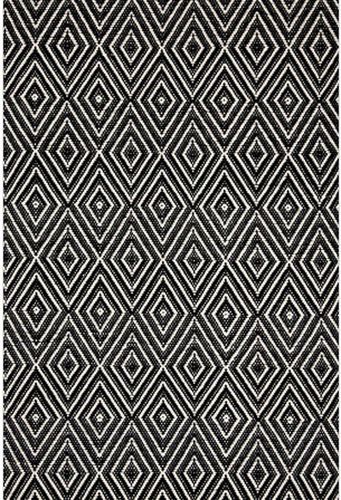 Dash and Albert Diamond Black and Ivory Indoor/Outdoor Rug for sale ...