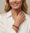 Amber Healing Bracelet Made of Bean Shape Amber Beads