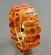 Amber Bracelet Made of Dark Cognac Color Amber 