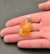Baltic Amber Pendant Made of Precious Healing Baltic Amber