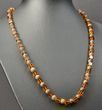 Men's Necklace Made of Precious Healing Baltic Amber