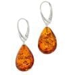 Amber Earrings Handmade of Precious Healing Baltic Amber