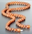 2 Matching Amber Necklaces for Dad and Son Raw Dark Cognac Amber