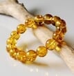 Amber Bracelet Made of Precious Healing Baltic Amber 