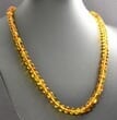 Amber Healing Necklace Made of Honey Color Amber