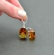 Amber Earrings Handmade of Precious Baltic Amber