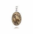 Amber Pendant Made of Earth Colors Baltic Amber
