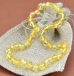 Childrens Amber Necklace Made of Golden Baltic Amber