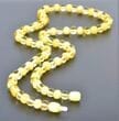 Amber Healing Necklace Made of Butterscotch and Lemon Color Amber