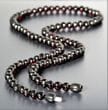 Dark Cherry Amber Necklace Made of Baroque Baltic Amber