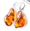 Large Amber Earrings - SOLD OUT