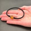 Silicone Rubber Band Amber Bracelet