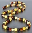 Dad and Son Matching Amber Necklaces Made of Four Color Amber