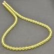 Amber Necklace Made of Perfectly Round Lemon Color Amber Beads