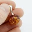 Amber Pendant Made of Made of Cognac Baltic Amber