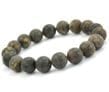Raw Amber Healing Bracelet Made of Larger 12 mm Amber Beads