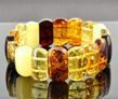 Amber Bracelet Made of Colorful Baltic Amber - SOLD OUT