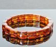 Bangle Style Amber Bracelet Made of Cherry Amber