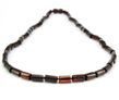 Men's Necklace Made of Cherry Baltic Amber
