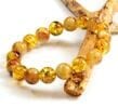 Amber Bracelet Made of Precious Healing Baltic Amber 