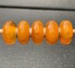 5 Pcs Wholesale Amber Pandora Style Amber Charm Beads