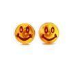 Smiley Small Amber Stud Earrings Made of Precious Baltic Amber