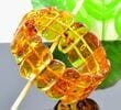 Amber Bracelet Made of Cognac Color Amber