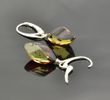 Faceted Amber Earrings Made of Amazing Baltic Amber