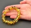 Amber Bracelet Made of Precious Healing Baltic Amber